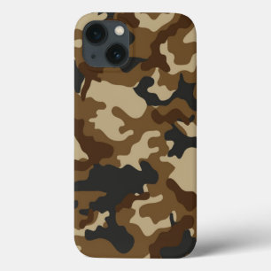 iPhone 13 Case Camo Brown