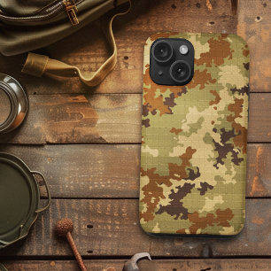 Coque Case-Mate iPhone Camo Classic Vert Unique Motif de fret italien