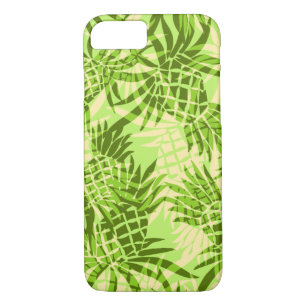 Coque iPhone 8/7 Camo d'ananas Tropical hawaïen - Chaux