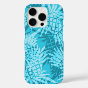 Coque iPhone 16 Pro Camo d'ananas Turq hawaïen