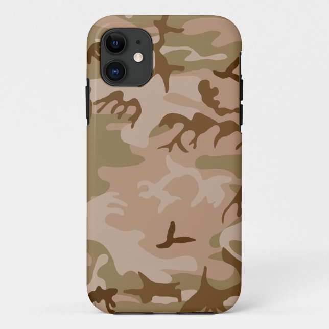 Coques Case-Mate iPhone Camo du désert - Camouflage Brown (Dos)