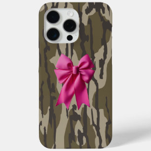 Coque Case-Mate iPhone Camo Fille Ruban Rose Arc Bas Camo Bottom Lands