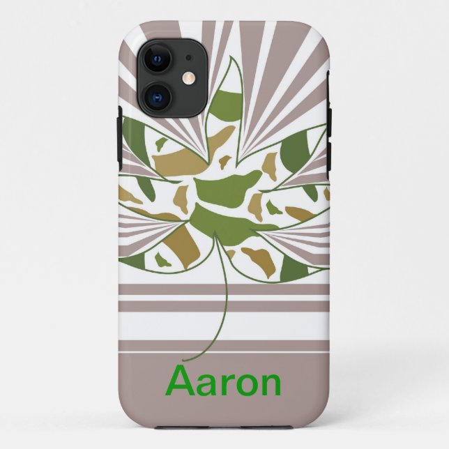 Coques Case-Mate iPhone Camo Leaf iPhone (Dos)