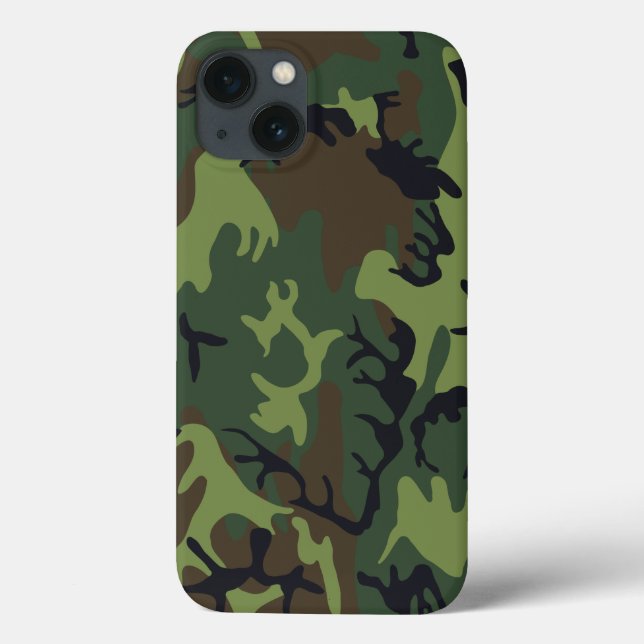 Coques Case-Mate iPhone Camo Militaire Forêt Verte (Verso)