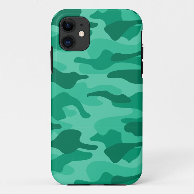 Coques Case-Mate iPhone Camo Monocolor Mountain Meadow (Dos)