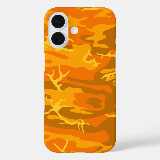 Coques Case-Mate iPhone Camo orange (Verso)
