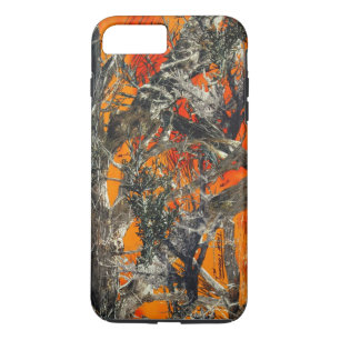 Coques Pour iPhone Camo orange lourd