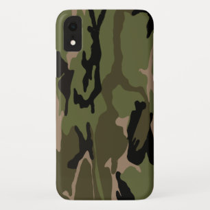 Coque Pour iPhone XR Camo vert