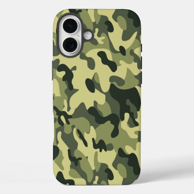 Coques Case-Mate iPhone Camo vert (Verso)