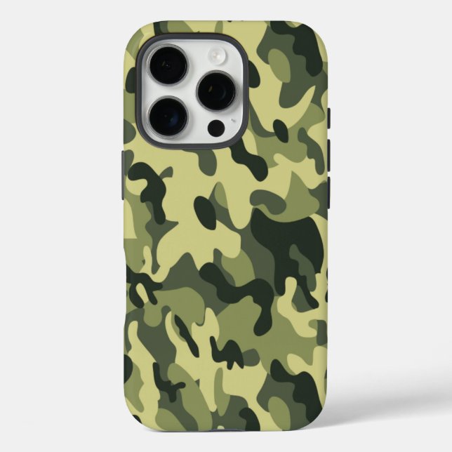 Coques Case-Mate iPhone Camo vert (Verso)