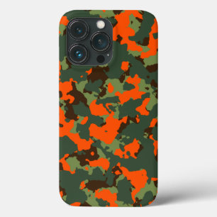 Case-Mate iPhone Case Camo vert avec lame de sécurité Orange