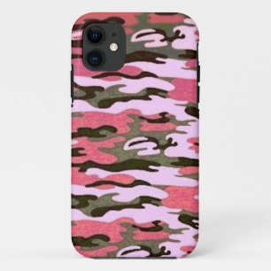 Coque Case-Mate iPhone Camoflauge rose et vert
