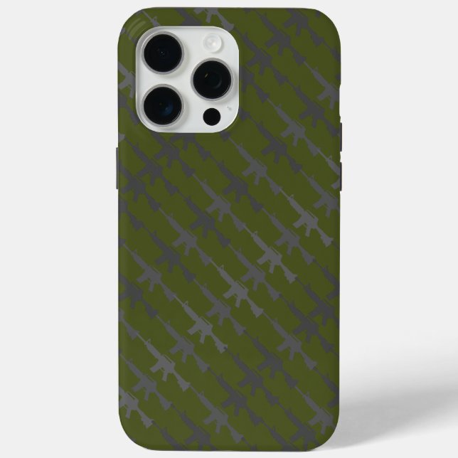 Coques Case-Mate iPhone Camouflage à pistolet de style militaire Police ve (Verso)
