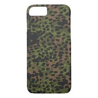 Coque iPhone 7 Camouflage allemand Platanentarn de 2ÈME GUERRE