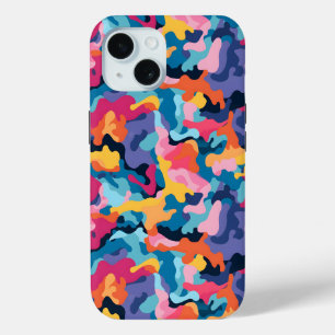 Coque Case-Mate iPhone Camouflage arc-en-ciel