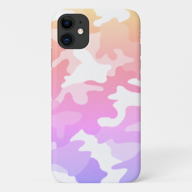 Coques Case-Mate iPhone Camouflage arc-en-ciel (Dos)