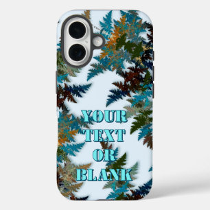 Coque Pour iPhone 16 Camouflage Arctique Fractal