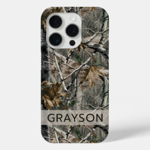 Coque Case-Mate iPhone Camouflage Branches de Forêt Personnalisé