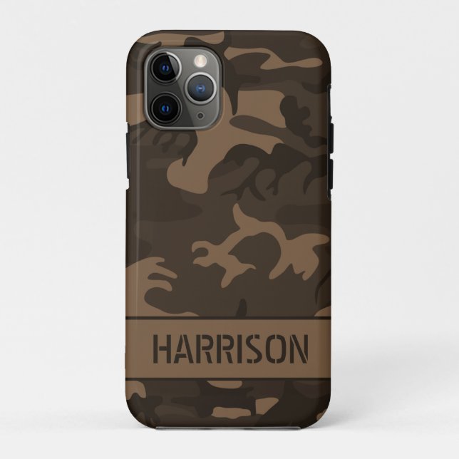 Coques Case-Mate iPhone Camouflage Brown (Dos)