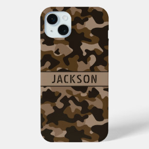 Coque Case-Mate iPhone Camouflage Brun Personnalisé