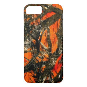 Case-Mate iPhone Case "Camouflage de branche d'arbre orange "