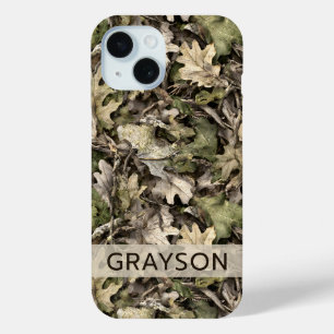Coque Case-Mate iPhone Camouflage de feuilles Personnalisé
