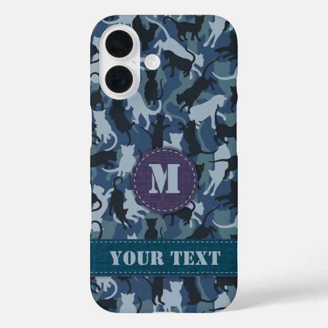 Coques Case-Mate iPhone Camouflage de la Marine des Chats (Verso)