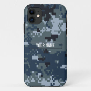 Coque iPhone 11 Camouflage de la marine NWU personnalisable