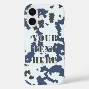 Coque Pour iPhone 16 Camouflage d'hiver