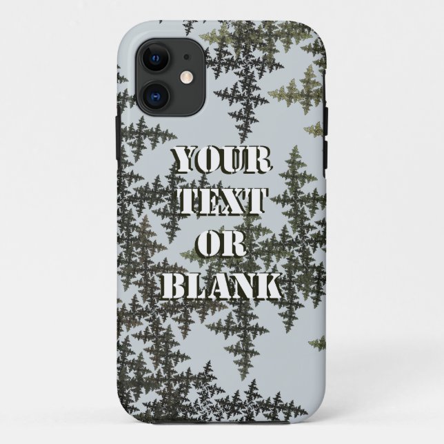 Coques Case-Mate iPhone Camouflage fractal - Hiver (Dos)