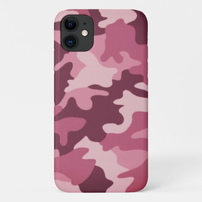Coques Case-Mate iPhone Camouflage framboise (Dos)