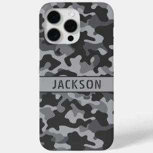 Coque Case-Mate iPhone Camouflage gris personnalisé