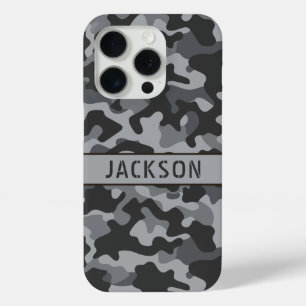Coque Case-Mate iPhone Camouflage gris personnalisé