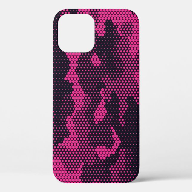 Coques Case-Mate iPhone Camouflage hexagonal, texture militaire arrière -  (Verso)