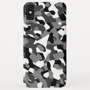 Case-Mate iPhone Case Camouflage noir et blanc Motif d'impression