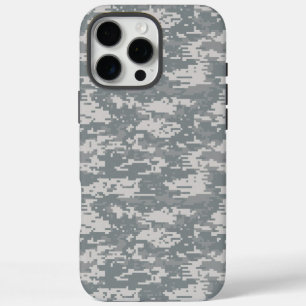 Coque iPhone 16 Pro Max Camouflage numérique Armée Marpat Grey