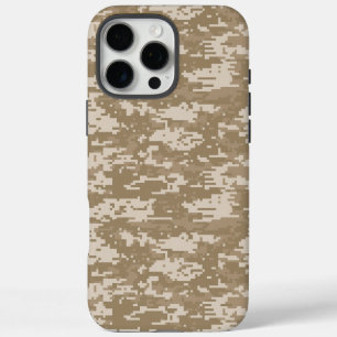 Coque iPhone 16 Pro Max Camouflage numérique militaire Désert de l'Armée