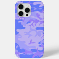Camouflage Pastel Blue Motif Abstrait