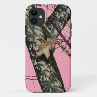 Coque iPhone 11 Camouflage rose