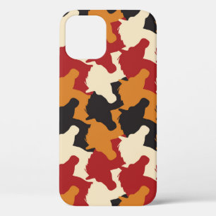 Case-Mate iPhone Case Camouflage tête de licorne, répétition motif.