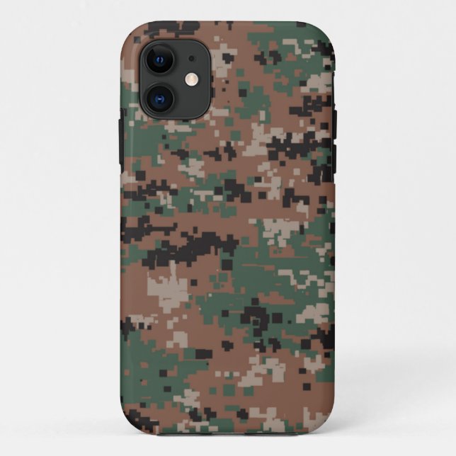 Coques Case-Mate iPhone Camouflage v2 de région boisée de MarPat Digital (Dos)