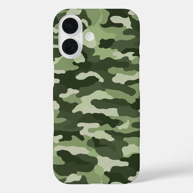 Coques Case-Mate iPhone Camouflage vert (Verso)
