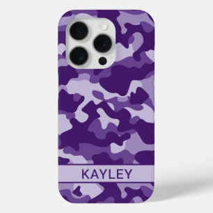 Coque Case-Mate iPhone Camouflage Violet Personnalisé