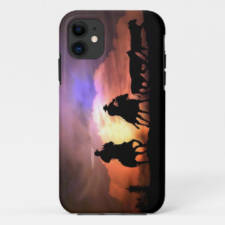 Coque iPhone 11 Campagne Western Cowboy