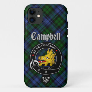 Case-Mate iPhone Case Campbell Clan Badge & Tartan Phone Case