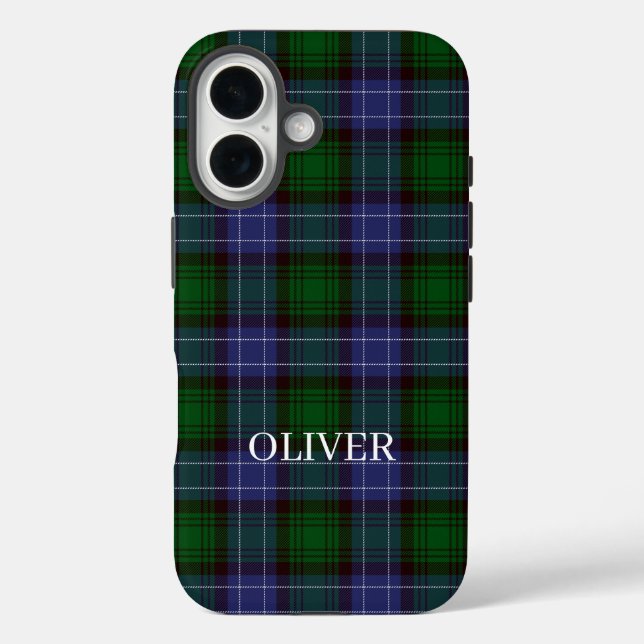 Coques Case-Mate iPhone Campbell Tartan Green Plaid (Verso)