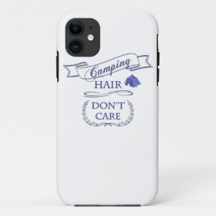 Coques Pour iPhone Camping Cheveux s'en fiche