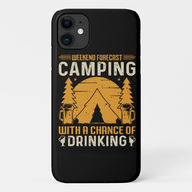Coques Case-Mate iPhone Camping et boisson (Dos)