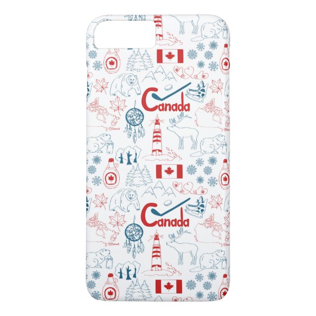 Coques Case-Mate iPhone Canada| Motif des symboles (Dos)