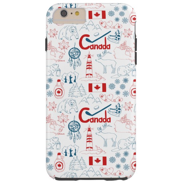 Coques Case-Mate iPhone Canada| Motif des symboles (Dos)